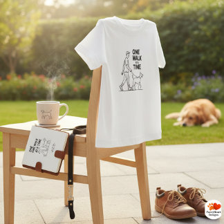 T-shirt Pour Bébé One Walk at a Time - Simple Joy Tee
