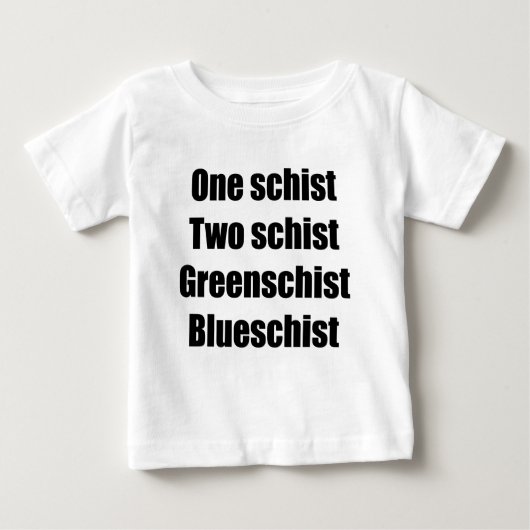 T-shirt Pour Bébé oneschistblack (Devant)