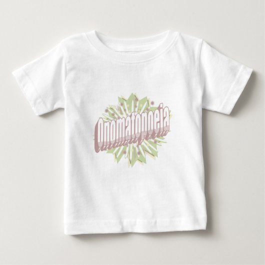 T-shirt Pour Bébé Onomatopoeia Explosion Anglais (Devant)