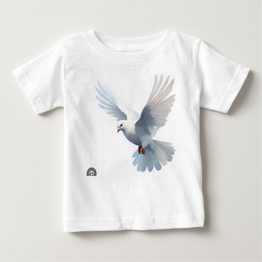 T-shirt Pour Bébé Option 1 (Cute & Direct): the flying bird  G (Devant)
