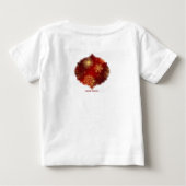 T-shirt Pour Bébé Opulence de Noël : fils d'or de Christmas (Dos)