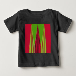 T-SHIRT POUR BÉBÉ OR ROUGE VERT