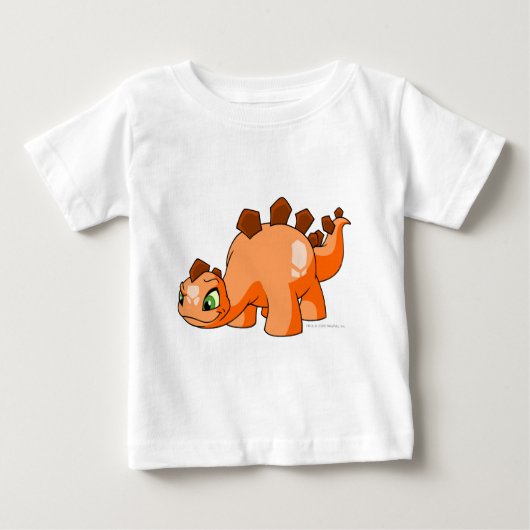 T-shirt Pour Bébé Orange de Chomby (Devant)