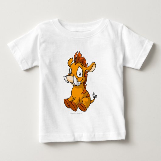 T-shirt Pour Bébé Orange de Moehog (Devant)