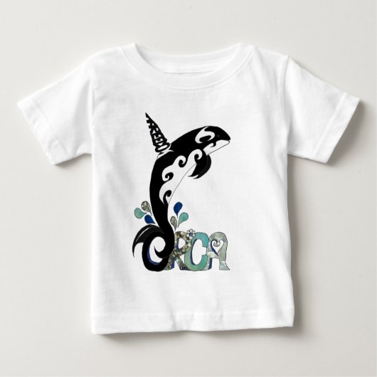T-shirt Pour Bébé Orca Freedom (Devant)