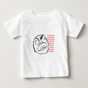T-shirt Pour Bébé Original de visage de rage