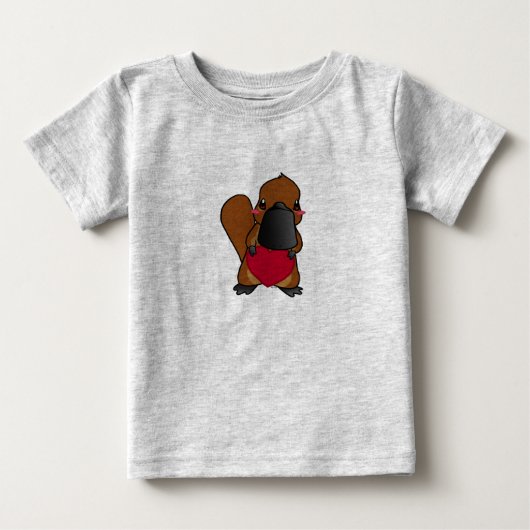 T-shirt Pour Bébé Ornithorynque mignon (Devant)