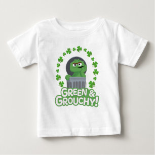 T-shirt Pour Bébé Oscar Green & Grouchy !