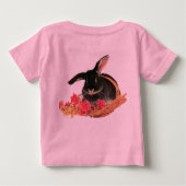 T-shirt Pour Bébé Ostara Bunny Baby Tee (Dos)