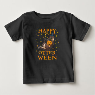 T-shirt Pour Bébé Otter Gift   Happy Otter Cute Sea Otter Halloween