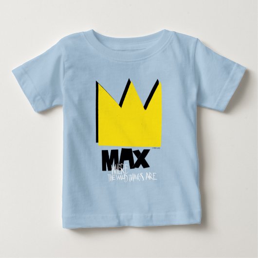 T-shirt Pour Bébé Où sont les choses sauvages | Max. & Couronne (Devant)
