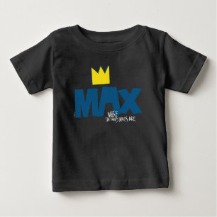 T-shirt Pour Bébé Où sont les choses sauvages Max et Couronne