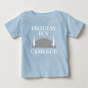T-shirt Pour Bébé Où sont les monstres   Garçon Anniversaire