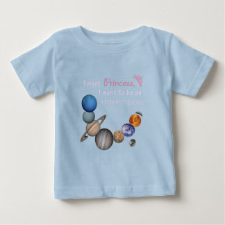 T-shirt Pour Bébé Oubliez la princesse - Astrophysicien