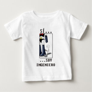 T-shirt Pour Bébé Oui, je suis ingénieur