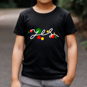T-shirt Pour Bébé Oui - Tee T-shirt bébé coloré DP7Art