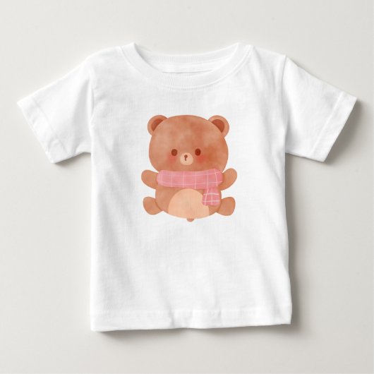 T-shirt Pour Bébé ours (Devant)