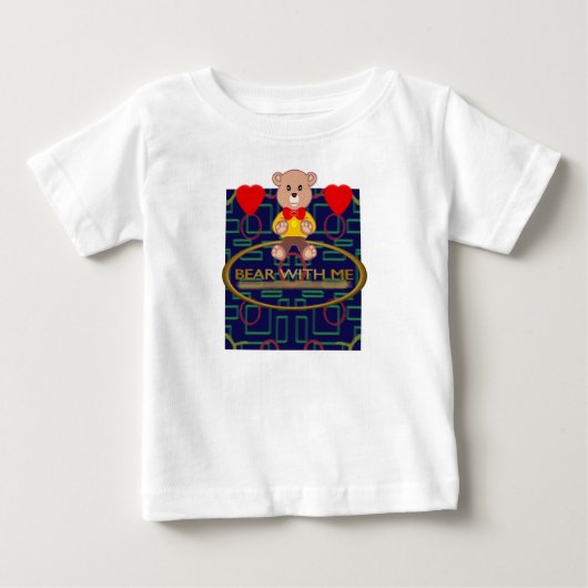 T-shirt Pour Bébé Ours avec moi Squeaky Clean (Devant)