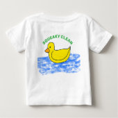 T-shirt Pour Bébé Ours avec moi Squeaky Clean (Dos)