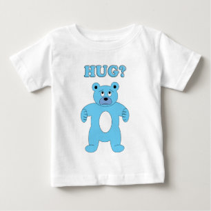 T-shirt Pour Bébé Ours Bleu Triste - Grosse gueule ?