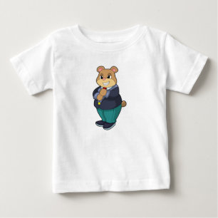 T-shirt Pour Bébé Ours comme marié avec costume