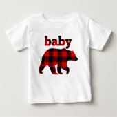 T-shirt Pour Bébé "Ours de bébé de Buffalo" (Devant)