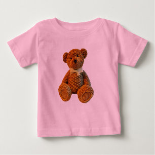 T-shirt Pour Bébé Ours de nounours en osier Brown