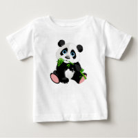 Ours de panda noir et blanc mangeant du bambou ver