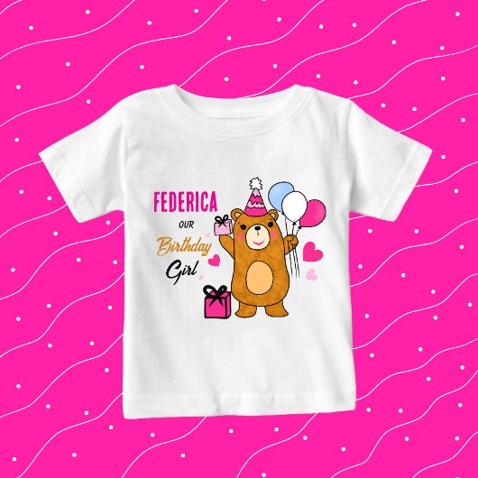 T-shirt Pour Bébé Ours en peluche