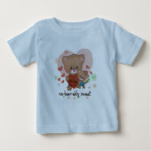 T-shirt Pour Bébé Ours en peluche incroyablement doux  (Devant)