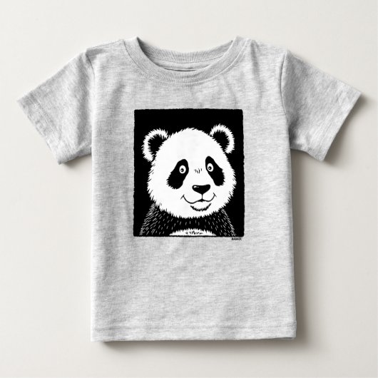 T-shirt Pour Bébé Ours géant Panda (Devant)