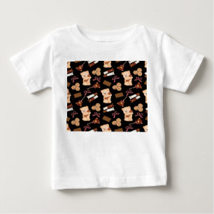 T-shirt Pour Bébé Ours mignon et chocolat