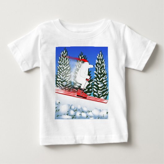 T-shirt Pour Bébé Ours polaire (Devant)