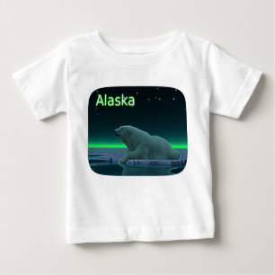 T-shirt Pour Bébé Ours polaire à bord de glace