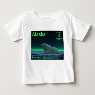 T-shirt Pour Bébé Ours polaire à bord de glace