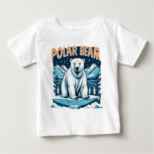 T-shirt Pour Bébé Ours polaire des animaux mignons
