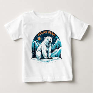 T-shirt Pour Bébé Ours polaire des animaux mignons