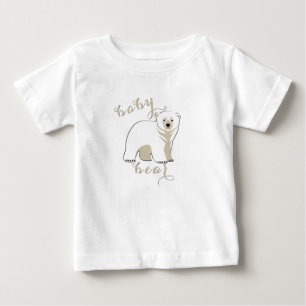 T-shirt Pour Bébé Ours polaire Famille Bébé Ours 2
