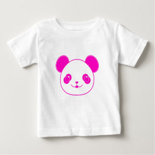 T-shirt Pour Bébé Ours rose Kawaii Panda