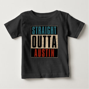 T-shirt Pour Bébé Outta Austin Texas TX USA