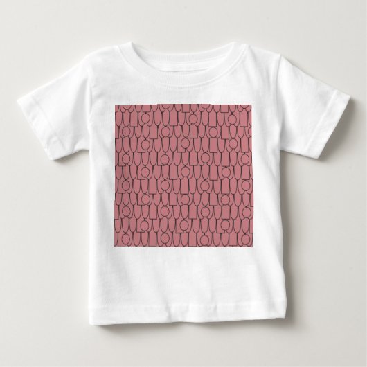 T-shirt Pour Bébé Ovales et Rectangles et Cercles, Oh Mon Dieu ! (Devant)