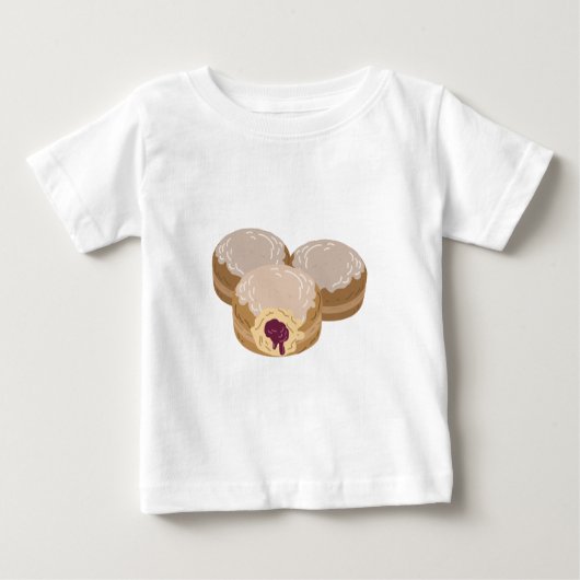 T-shirt Pour Bébé Paczki polonais (Devant)