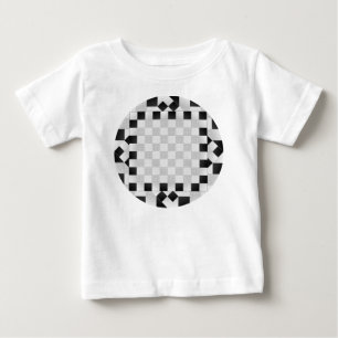 T-shirt Pour Bébé Pad d'échecs par Kenneth Yoncich