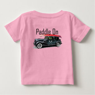 T-shirt Pour Bébé Paddle On Classic Car Design - Baby Fine Jersey T-