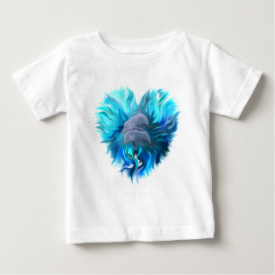 T-shirt Pour Bébé Paire de dauphins