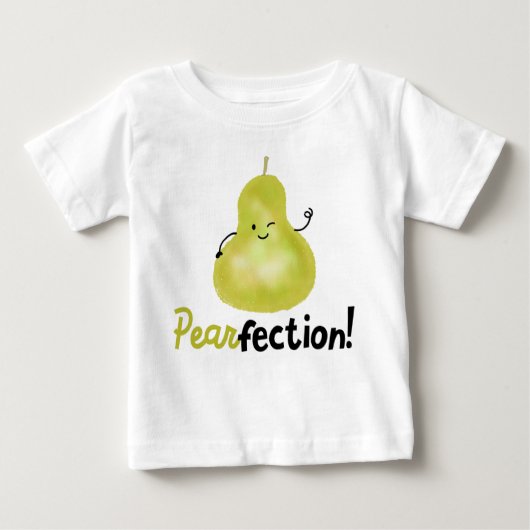 T-shirt Pour Bébé Paire de poire positive - Pearfection (Devant)