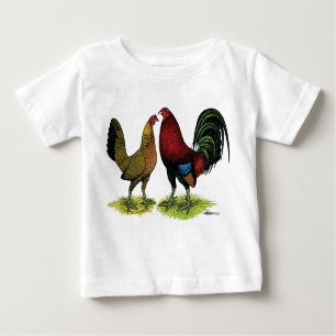 T-shirt Pour Bébé Paires de Gamefowl