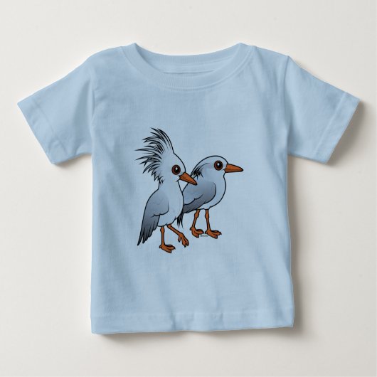 T-shirt Pour Bébé Paires de Kagu (Devant)