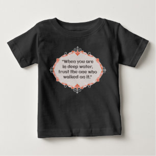 T-shirt Pour Bébé Paix dans les eaux profondes
