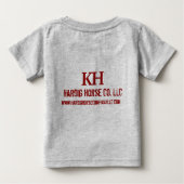 T-SHIRT POUR BÉBÉ PAIX ET HUILE DE COUDE (Dos)